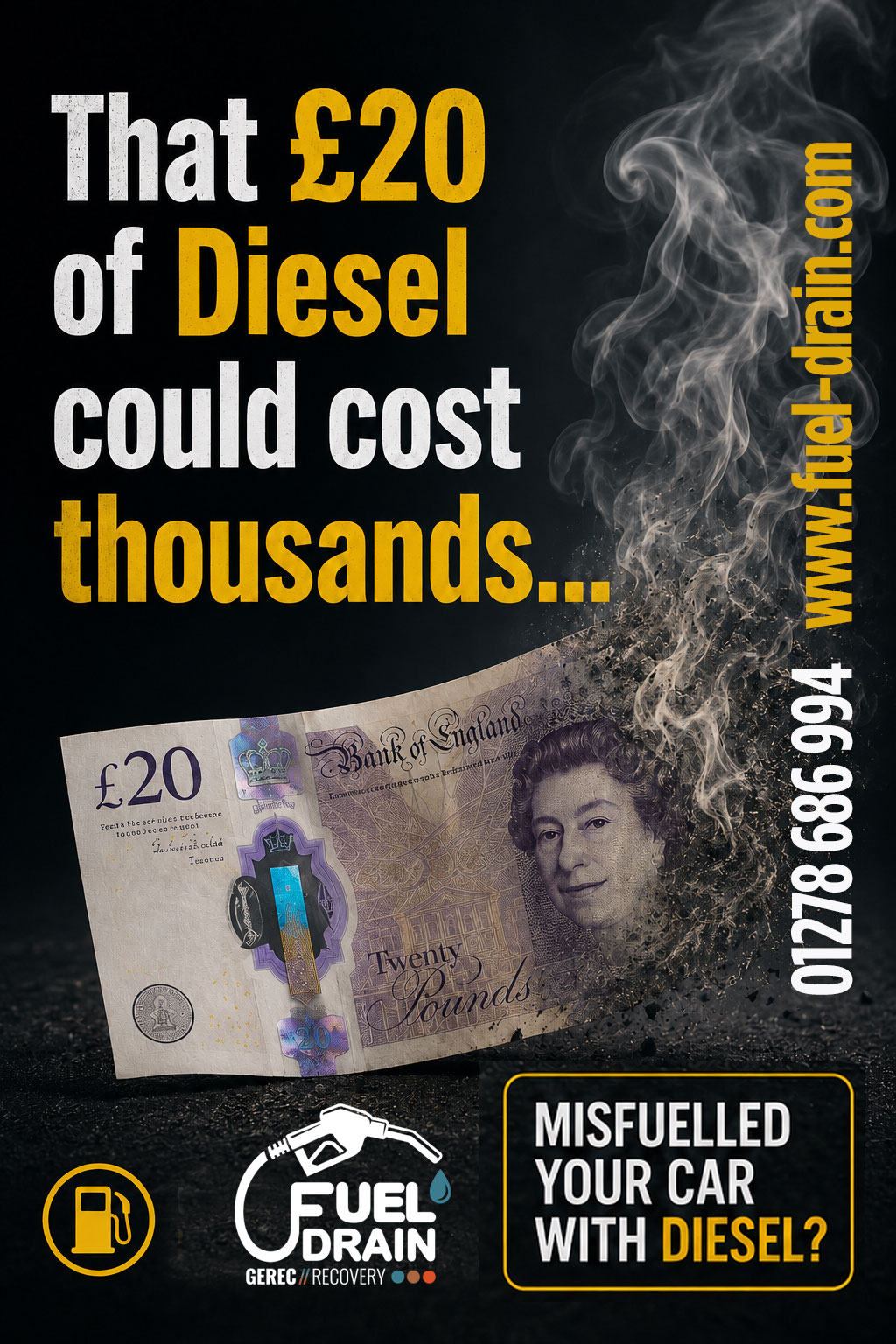 24 hour fuel drain recovery Somerset
