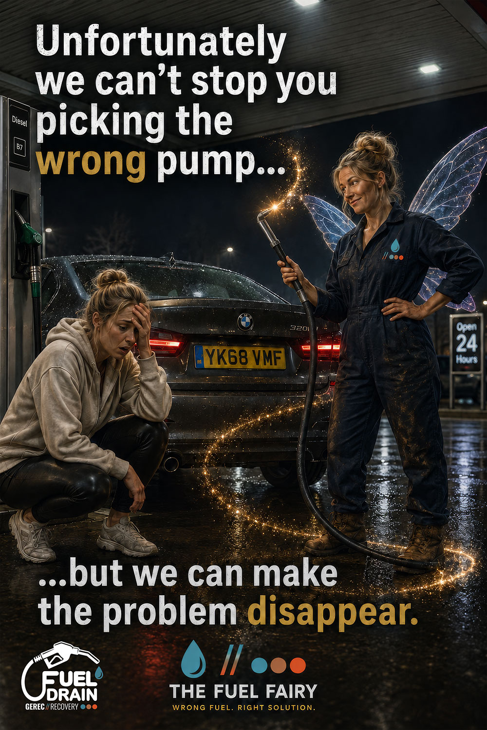24 hour fuel drain recovery Somerset